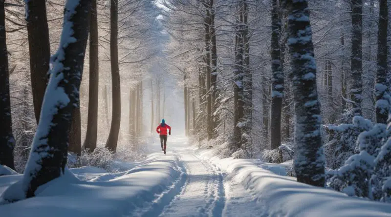 winter trail running